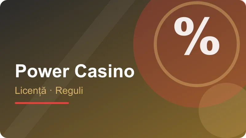 Asistență și joc responsabil – ilustrație pentru secțiunea Power Casino